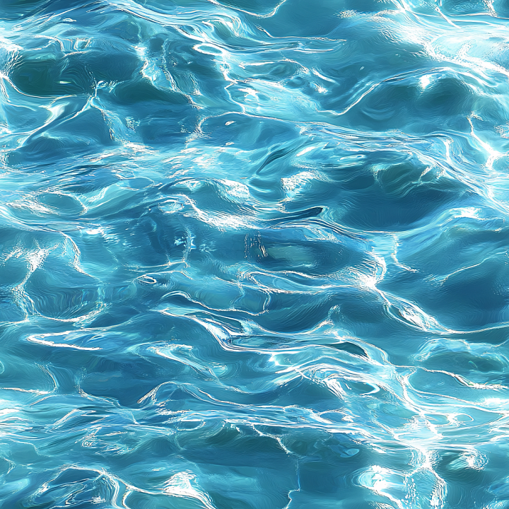 Water Featuring Realistic Ocean Surface with Dynamic Wave Patterns and… seamless PBR texture preview