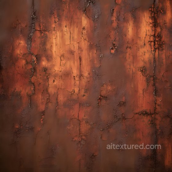 Cracked Rusty Metal PBR Texture with Deep Corrosion and Warm Hues Rust texture preview