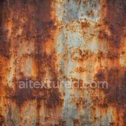 seamless Seamless 3D PBR Rusty Metal Texture Featuring Corroded Holes and Rough Patina texture 8k free download PBR