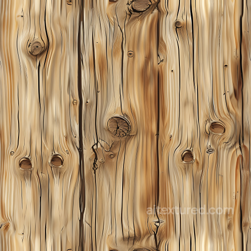 Weathered Pine Wood Planks PBR Texture with Natural Knots and Grain seamless Wood PBR texture