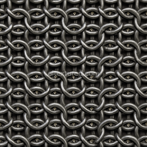 Preview — Seamless 3D Texture 8K PBR Chainmail With Riveted Rings And Metallic Luster