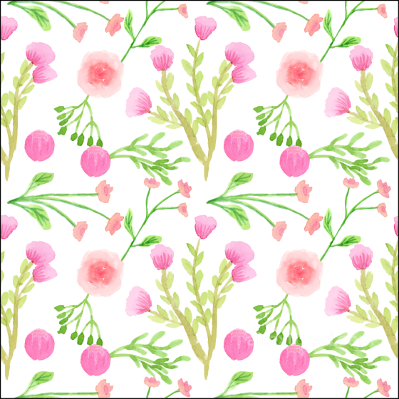 with Pink Watercolor Flowers and Greenery Pink Flower texture preview
