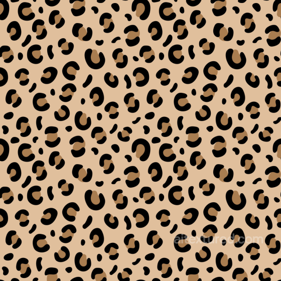 Leopard Print Fabric Texture - Beige with Black and Brown Spots Leopard Print texture preview