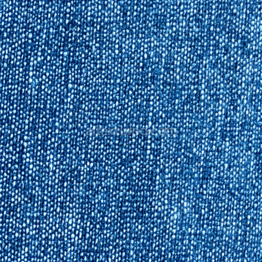 Seamless 3D Cracked Denim Fabric PBR Texture with Distressed Blue Worn Effect