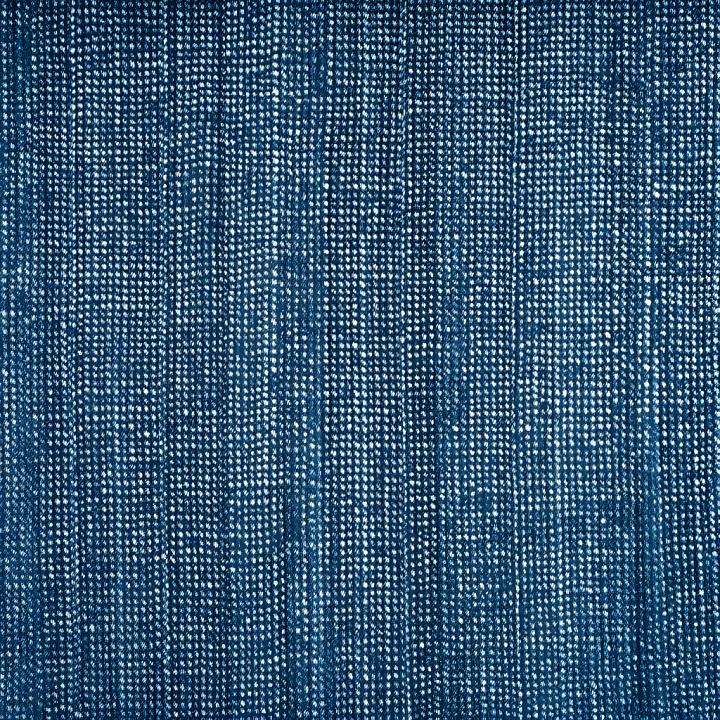 Cracked Denim Fabric with Distressed Blue Weave Pattern seamless PBR texture preview