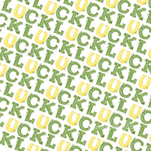 with Lucky Green and Gold Letters and Shamrocks seamless St patrick digital paper bundle PBR texture