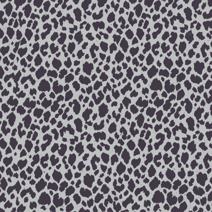 Leopard Print with Blue gray Background and Dark Spots seamless PBR texture preview