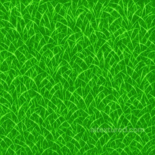 Glowing Turf Texture seamless Grass PBR texture