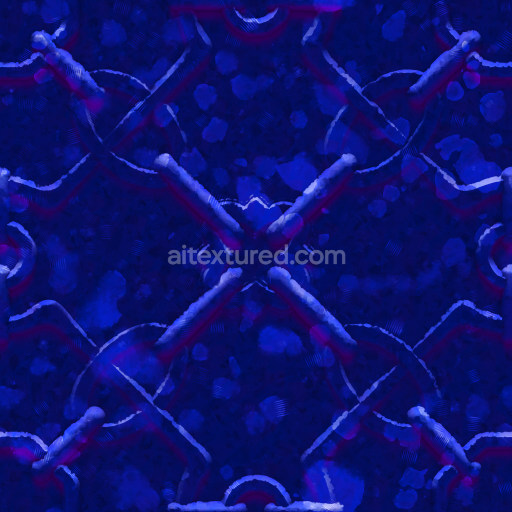 Mesh Metal Rust Rusted Sci Spaceship Wall — Seamless PBR Texture