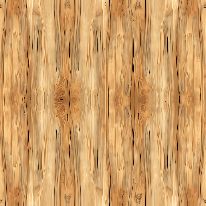 Light Natural Wood Planks with Knots and Grain Variations seamless PBR texture preview