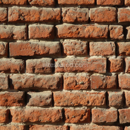 Preview — High-Resolution Weathered Old Red Brick Wall Texture for PBR
