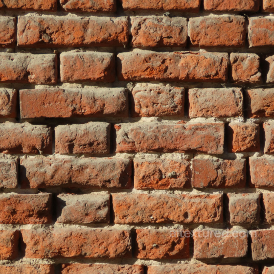 Weathered Old Red Brick Wall Texture for PBR Brick texture preview