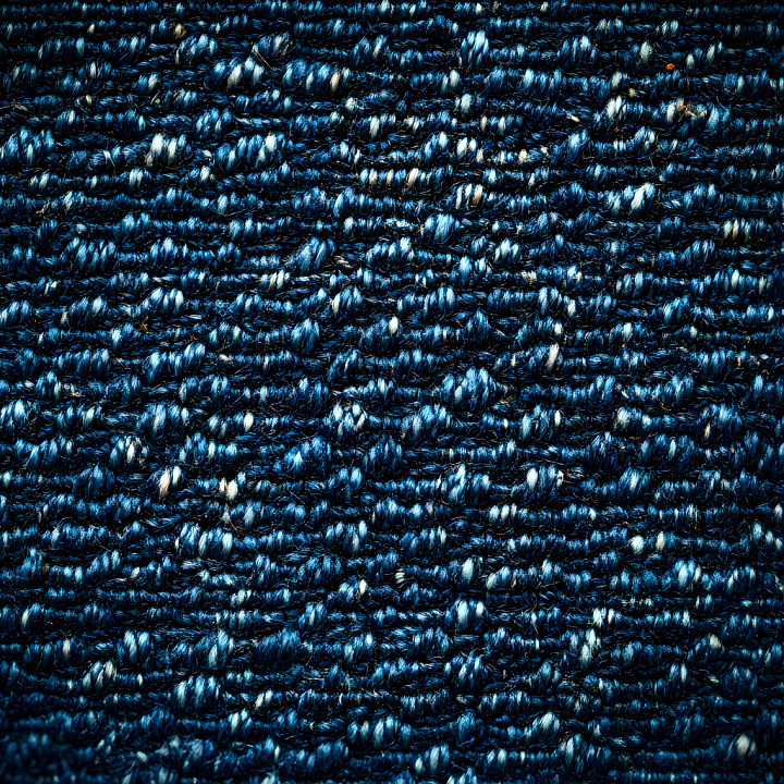 Cracked Denim Fabric with Detailed Blue Weave Pattern seamless PBR texture preview