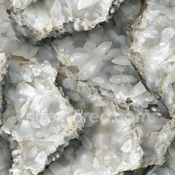 seamless Seamless 3D Crystal Geode Stone PBR Texture with Translucent Quartz Crystals texture 8k free download PBR