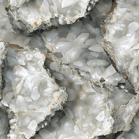 Crystal Geode Stone PBR Texture with Translucent Quartz Crystals Stone texture preview