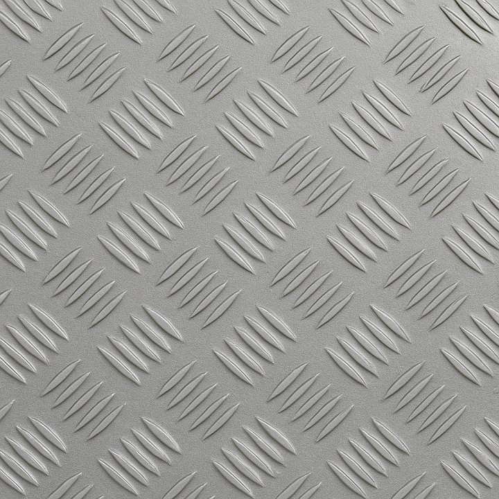 Patterned Aluminum seamless PBR texture preview