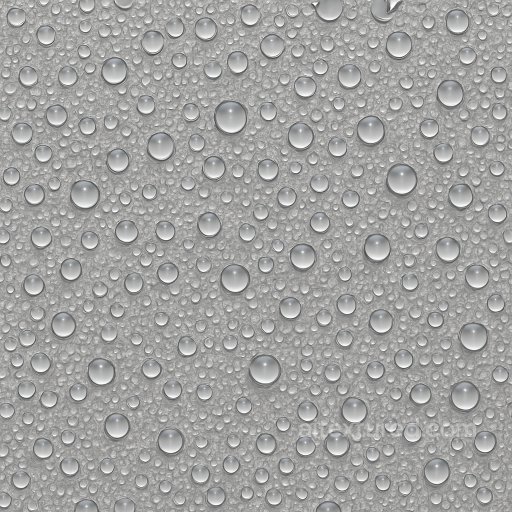 Condensation Beads On Plastic Surface seamless Drops on the surface PBR texture