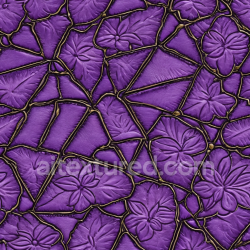 seamless Seamless 3D Embossed Purple Leather PBR Texture with Gold Trim Detailing texture 8k free download PBR