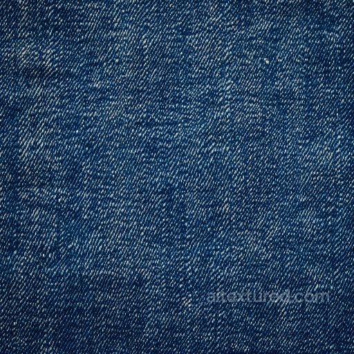 Denim jeans - Cracked Denim Fabric PBR Texture with Faded Blue and Worn Threads texture preview