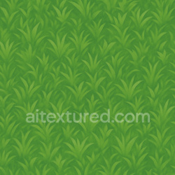 seamless Stylized Green Lawn Texture texture 1024x1024 free download PBR
