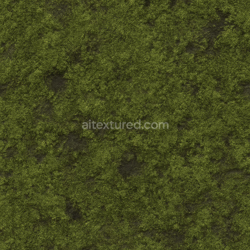 Dirty Green Moss Texture Seamless 1024X1024