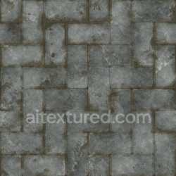 seamless Paving Stone Tile Seamless Texture Pbr Dark Weathered Rough Matte texture 8k free download PBR
