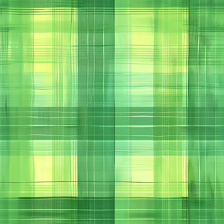 Green Plaid Patterned Metal with Linear Grid Design seamless PBR texture preview