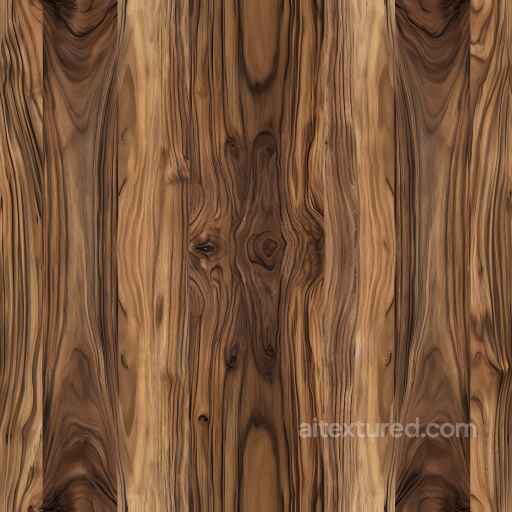 Exotic Hardwood PBR Texture with Distinctive Knots and Grain Patterns seamless Wood PBR texture