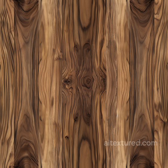 Exotic Hardwood PBR Texture with Distinctive Knots and Grain Patterns Wood texture preview
