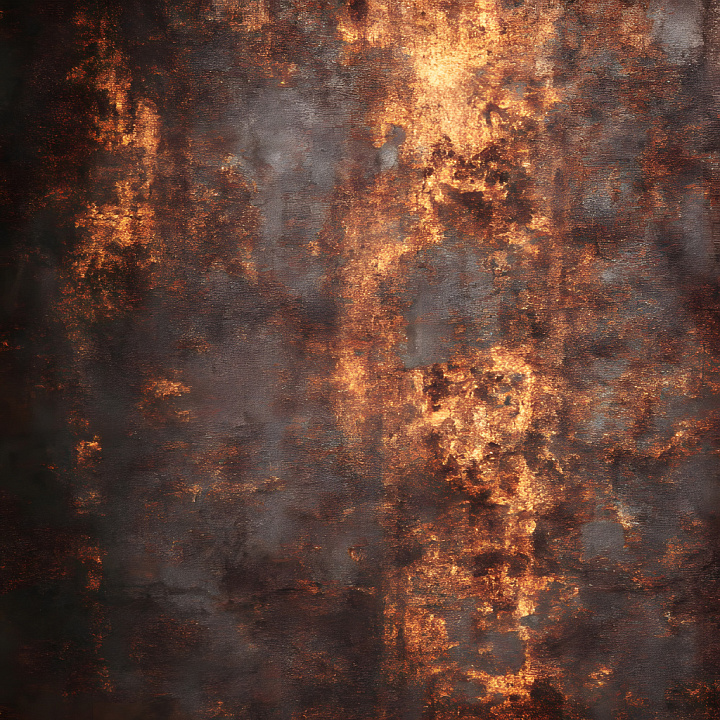 Rusty Metal Featuring Corrosion Patterns and Pitted Surfaces seamless PBR texture preview