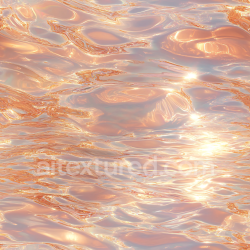 seamless Seamless 3D Stylized Golden Water Surface PBR Texture with Soft Reflections texture 8k free download PBR