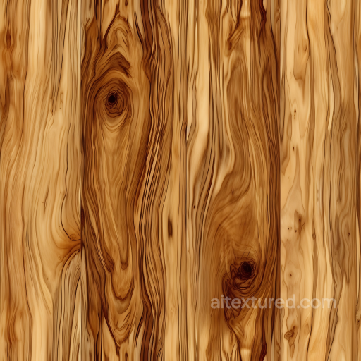 Pine Wood PBR Texture with Distinctive Grain and Knots seamless Wood PBR texture
