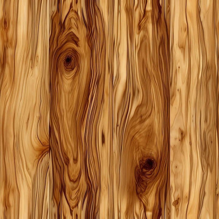 Pine Wood with Distinctive Grain and Knots seamless PBR texture preview