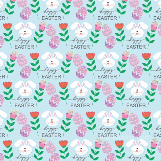 Easter Digital Paper Texture Featuring Bunny Faces, Floral Elements, and Decorative Eggs All Christmas Digital paper texture preview