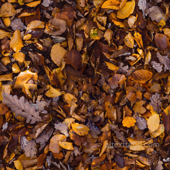 Seamless PBR Forest Ground Texture Ground surface texture preview