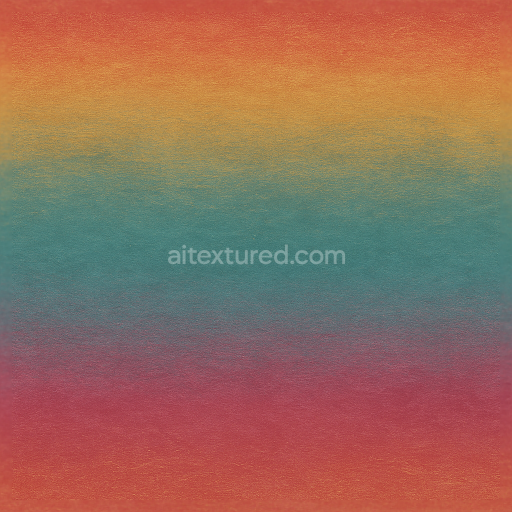 Seamless 3d texture pbr 8k wallpaper with retro ombre gradient and speckled brush stroke finish