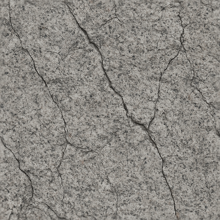 Granite Wall Displaying Granite Fissures And Granite Weathered… seamless PBR texture preview