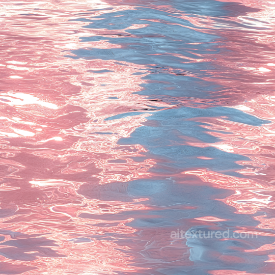 Water Texture Featuring Glossy Surface with Pink and Blue Reflections Water texture preview