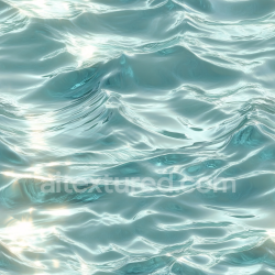 seamless Seamless 3D PBR Texture of Crystal Clear Water Surface with Gentle Ripples and Reflections texture 8k free download PBR