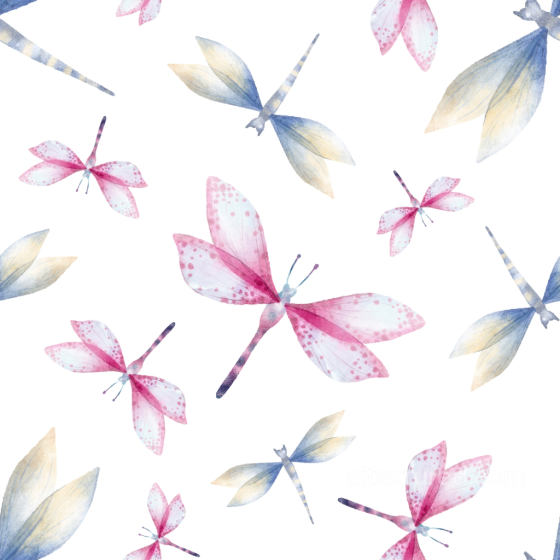 Featuring Soft Watercolor Dragonfly Illustrations Dragonfly texture preview
