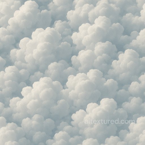 Fluffy Storm Cloud Seamless Texture seamless Clouds PBR texture