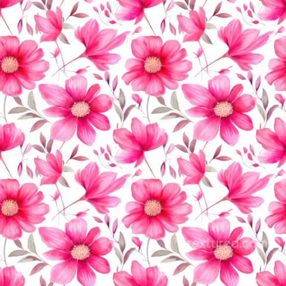 Pink Flower Texture of Pink Flowers on White Fabric Background Pink Flower texture preview