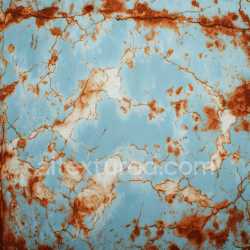 seamless Seamless 3D PBR Rusty Metal Texture with Cracks and Rust Patches in Blue texture 8k free download PBR