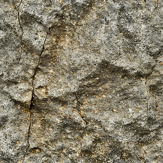Stone PBR Texture of Weathered Rocky Ground with Pebbles and Cracks Stone texture preview