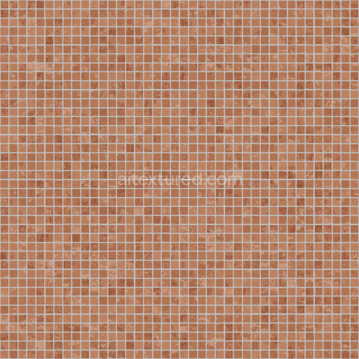 Square Terracotta Mosaic Tiles | Free PBR