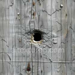 seamless Seamless 3D Cracked Painted Wood Texture Featuring Central Hole and Weathered Grain texture 8k free download PBR