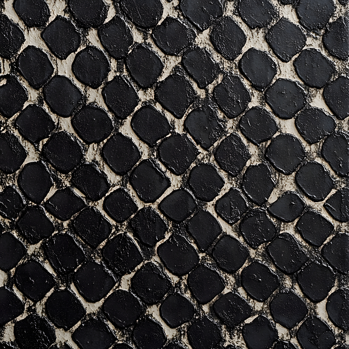 Reptilian Skin With Stylized Scaled Pattern seamless PBR texture preview