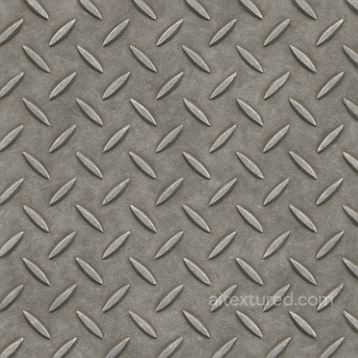 Tactile Plate With Raised Pattern On Scratched Metal Sheet seamless Tactile Plate PBR texture
