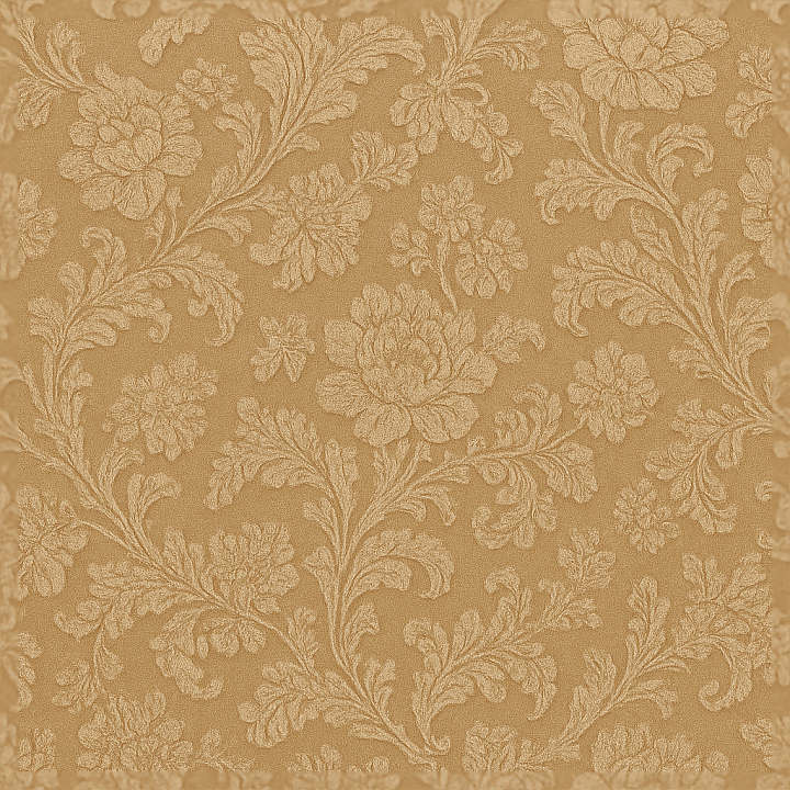 Wallpaper With Vintage Floral Damask Brocade Glossy Finish seamless PBR texture preview