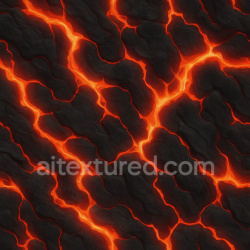 seamless Stylized Magma Texture texture 1024x1024 free download PBR